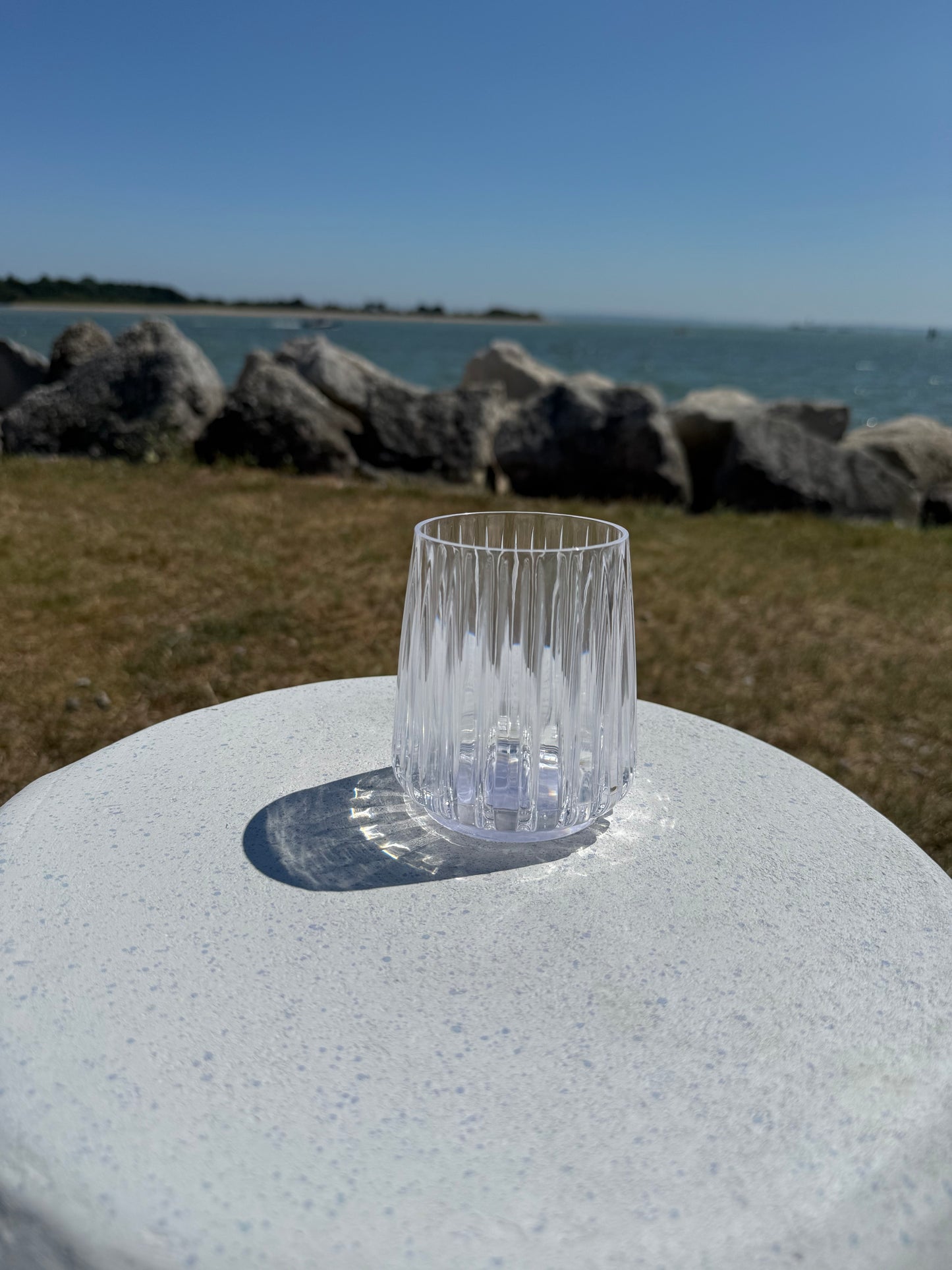 "Bianca" Deco Fluted Tumbler 320ml