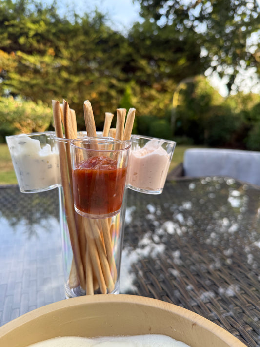 "Enzo" - The Unbreakable Polycarbonate Dippers & Dip Set 5 piece