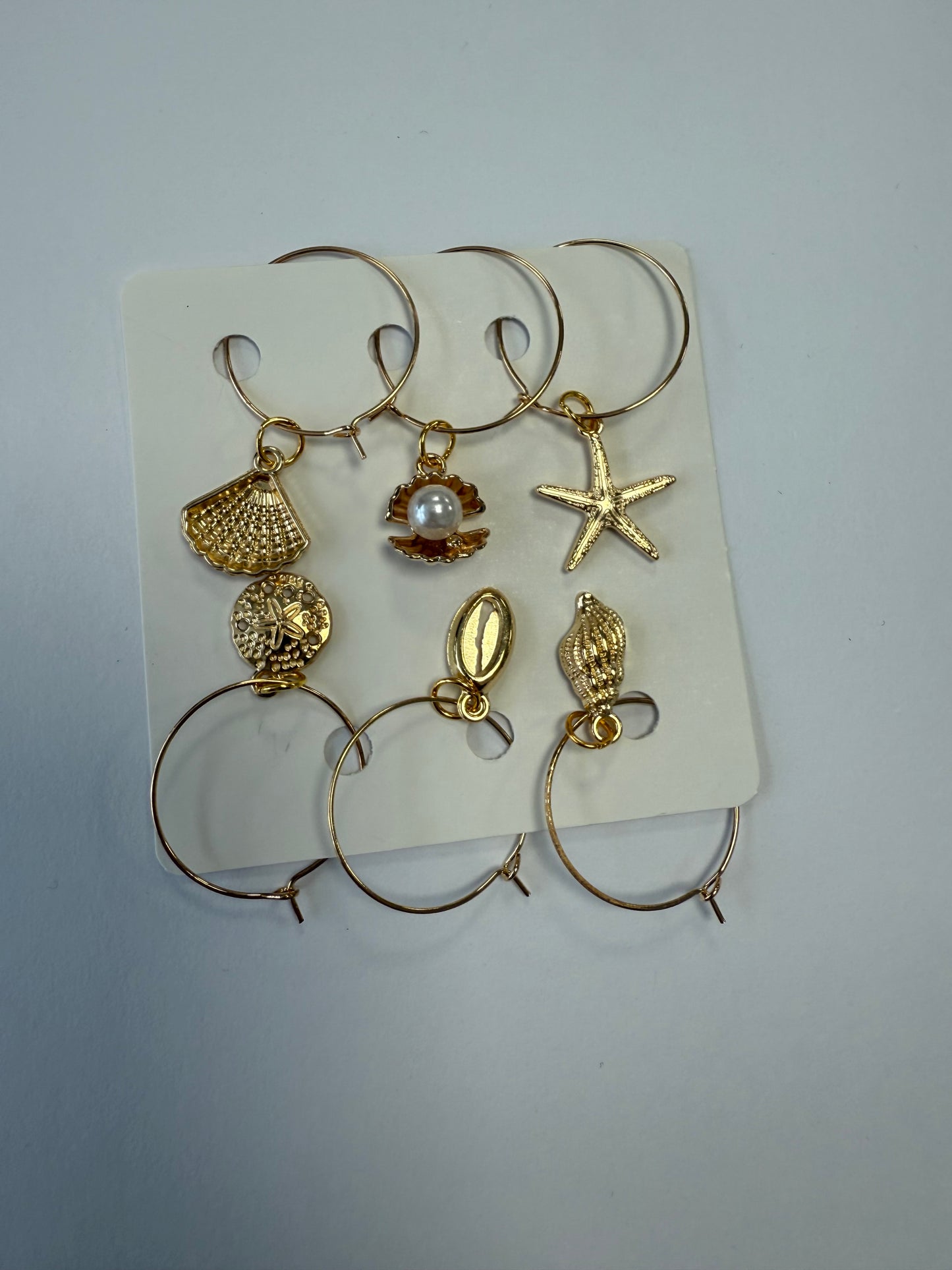 Sea Breeze Set - Wine Glass Charms. Set of 6