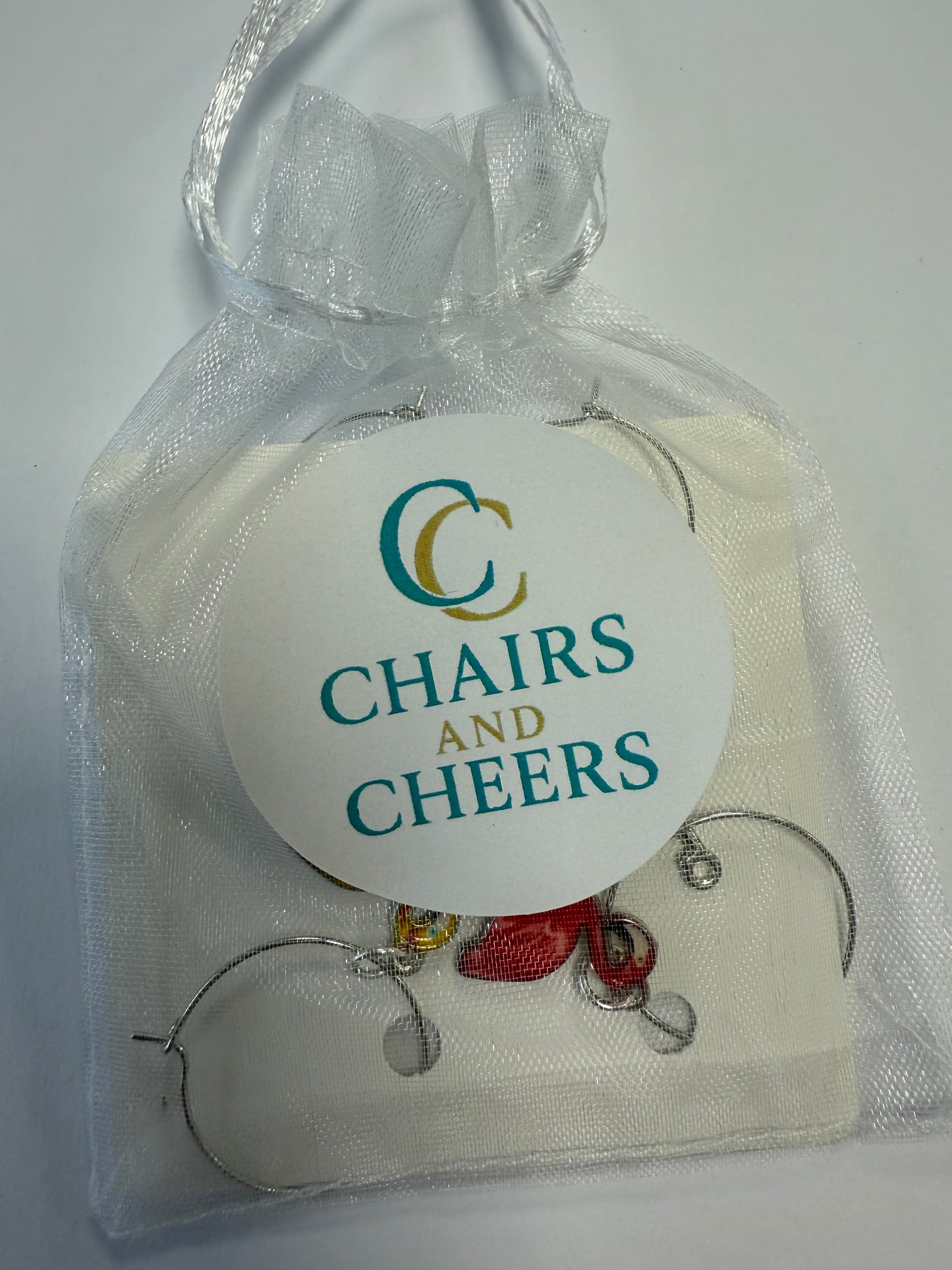 Flamingo Wine Glass Charms. Set of 4