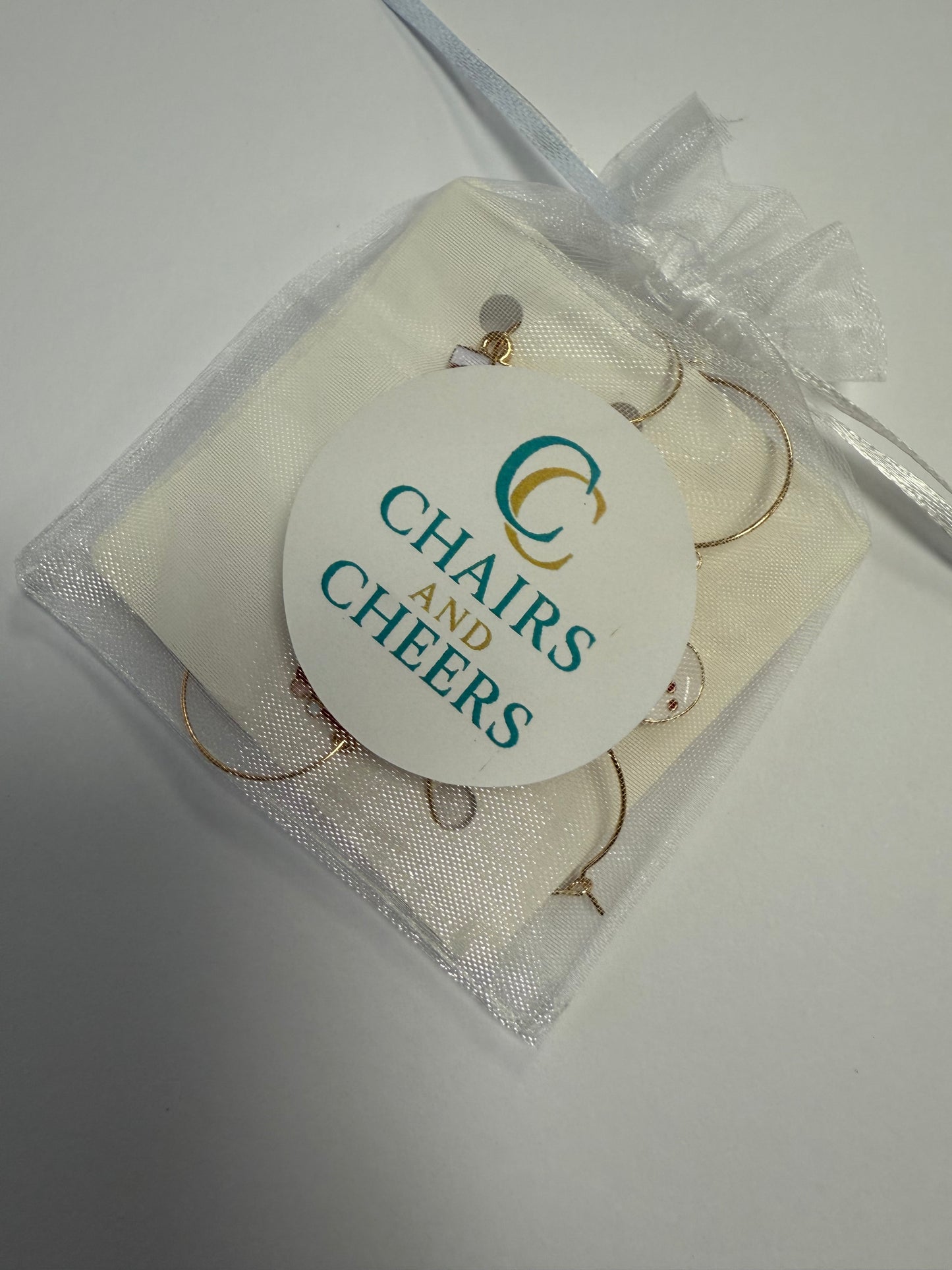 Christmas Wine Glass Charms. Set of 4